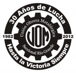 Logo UOM para conmemorar los 30 años de creación de nuestra Seccional